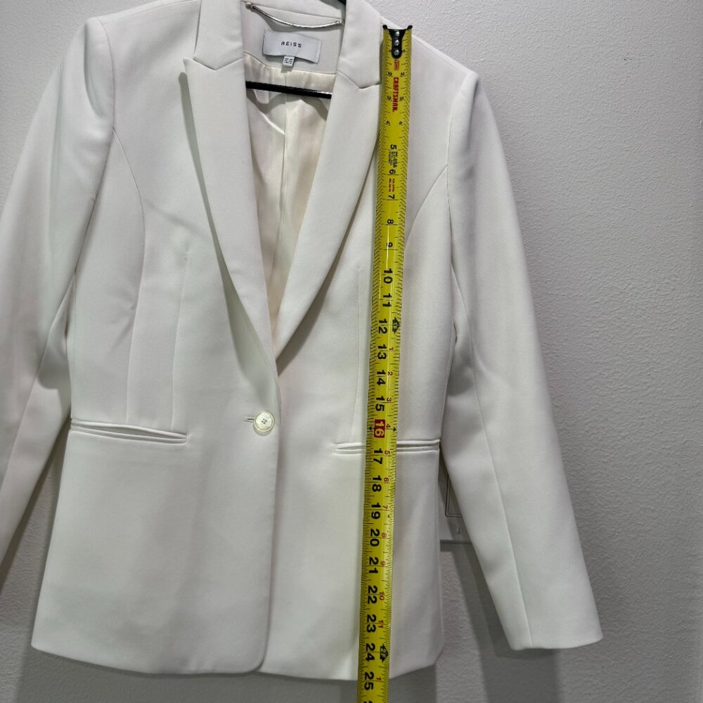 Reiss White Women's Myla Skirt Suit Set (Jacket + Skirt) (Size 6/8) - Picture 15 of 15
